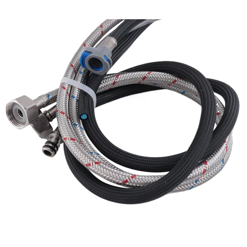 Waterfall Pull Out Kitchen Faucet Intelligent Digital Display Cold Hot Mixer Taps Rotatable Sink Lifting Basin Faucet