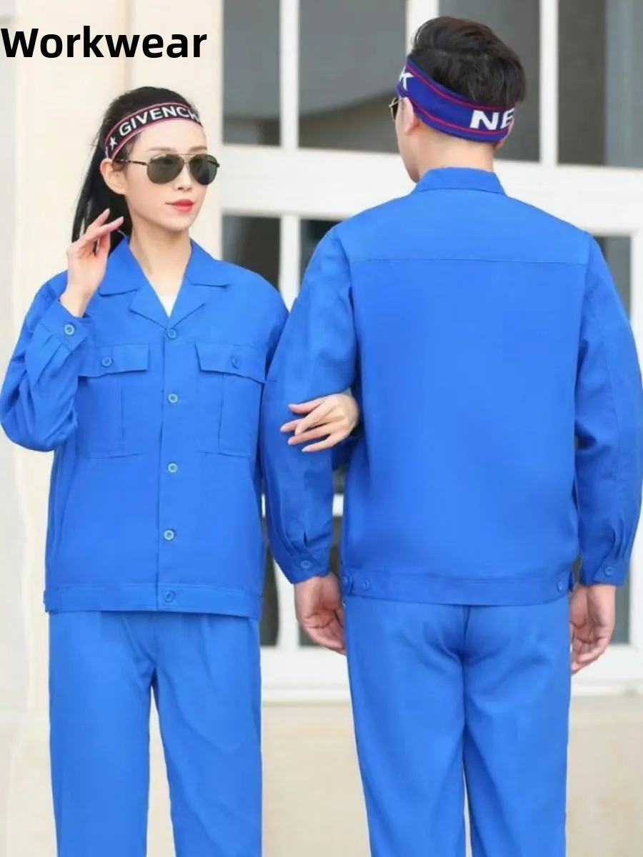 

Lightweight Cotton Polyester Work orm Set ort Sve Button up Collar Men's Workwear Moisture ng School orm