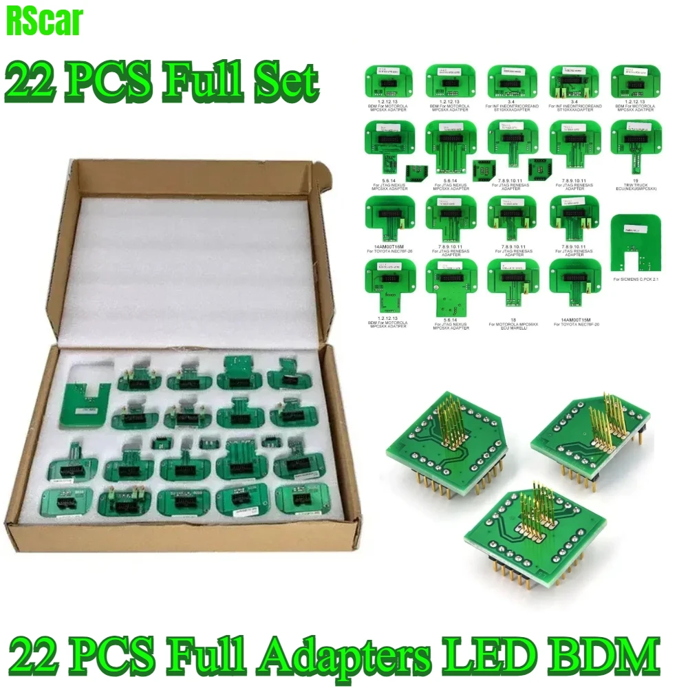 

Новинка, лучший OBD 22 шт. для K-G K-S Dimsport, адаптеры для зонда BDM, автомобильный зонд ECU BDM, Fgtech BDM100, инструмент для программирования ecu, бесплатная доставка