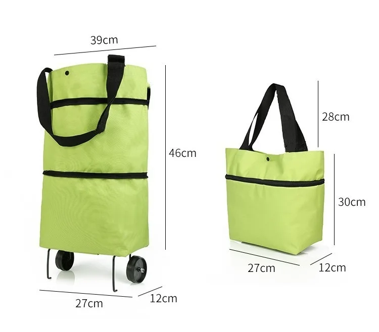 Neue faltbare Einkaufsradtaschen, Einkaufstaschen aus Oxford-Stoff, Henkeltaschen, Trolleys, Heimwagen, Supermarkttaschen – Detail 11