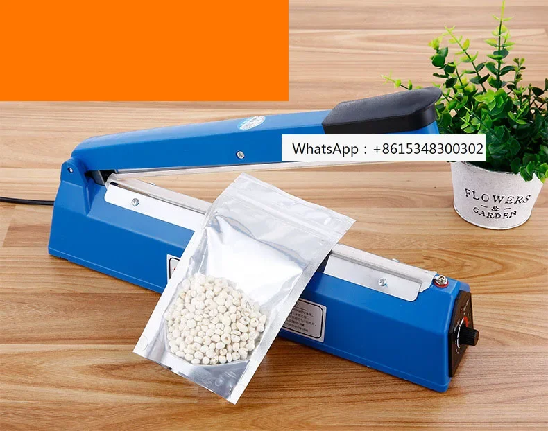 

SANQ 12 Inch Food Sealer Packaging Machine Sealing Machine Hand Pressure Manual Impulse Heat Sealer Bag Machine Eu Plug