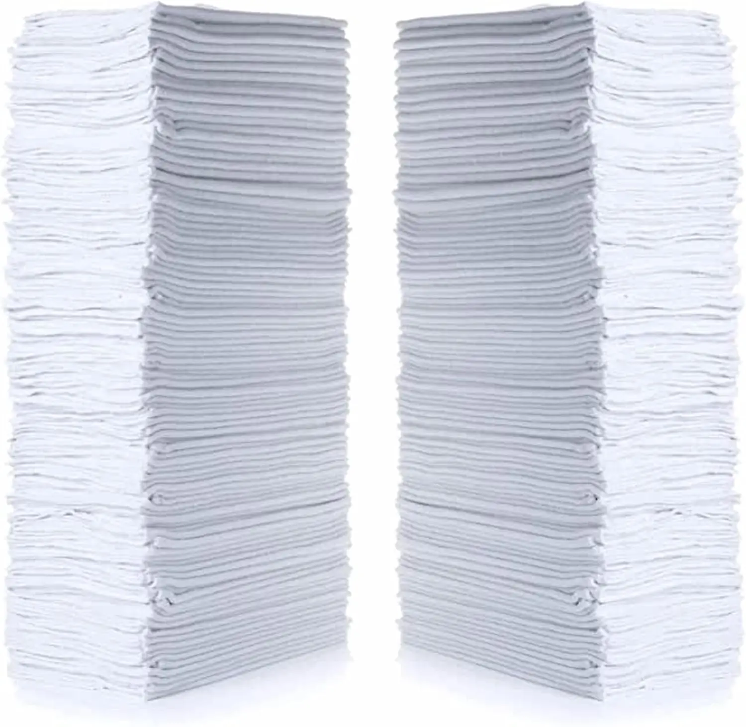 

Хлопковые полотенца для мастерских 14'x12' (145 шт.) – Многоразовые чистящие салфетки для автомобилей, промышленности, гаражей и дома (белые)