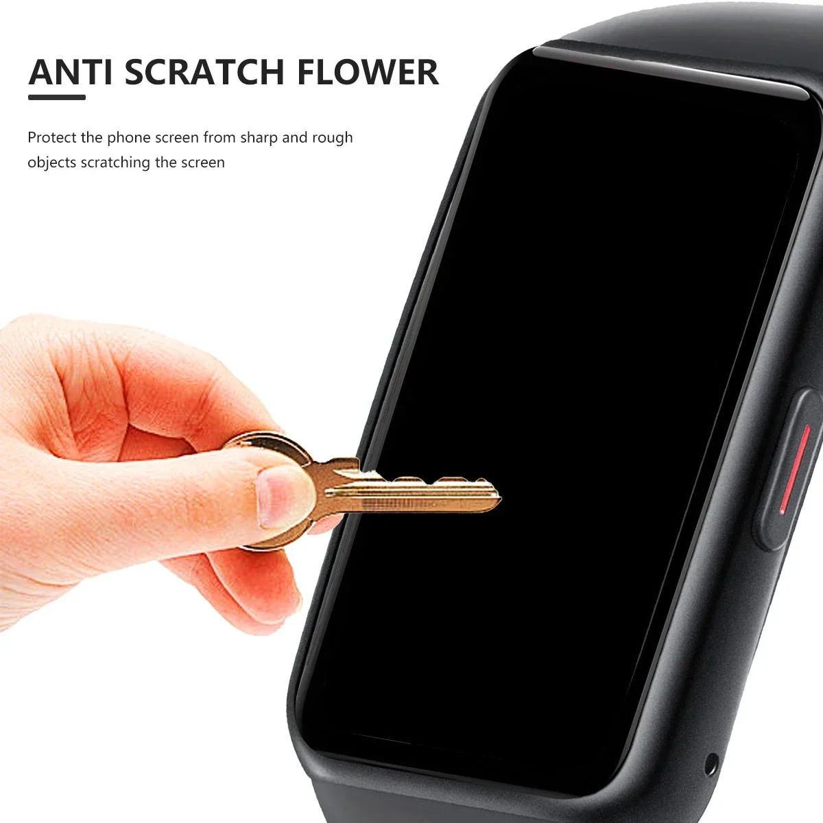 Zakrzywione szkło hartowane 9D do Huawei Band 8 7 6 Pro Pełna osłona ekranu do smartwatcha Honor Band 6 Folia ochronna (nie szkło)