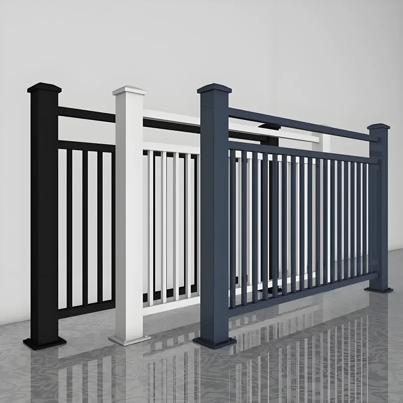Outdoor Aluminum Metal Garden Fence Horizontal Slat Composite Privacy Fencing Panels
