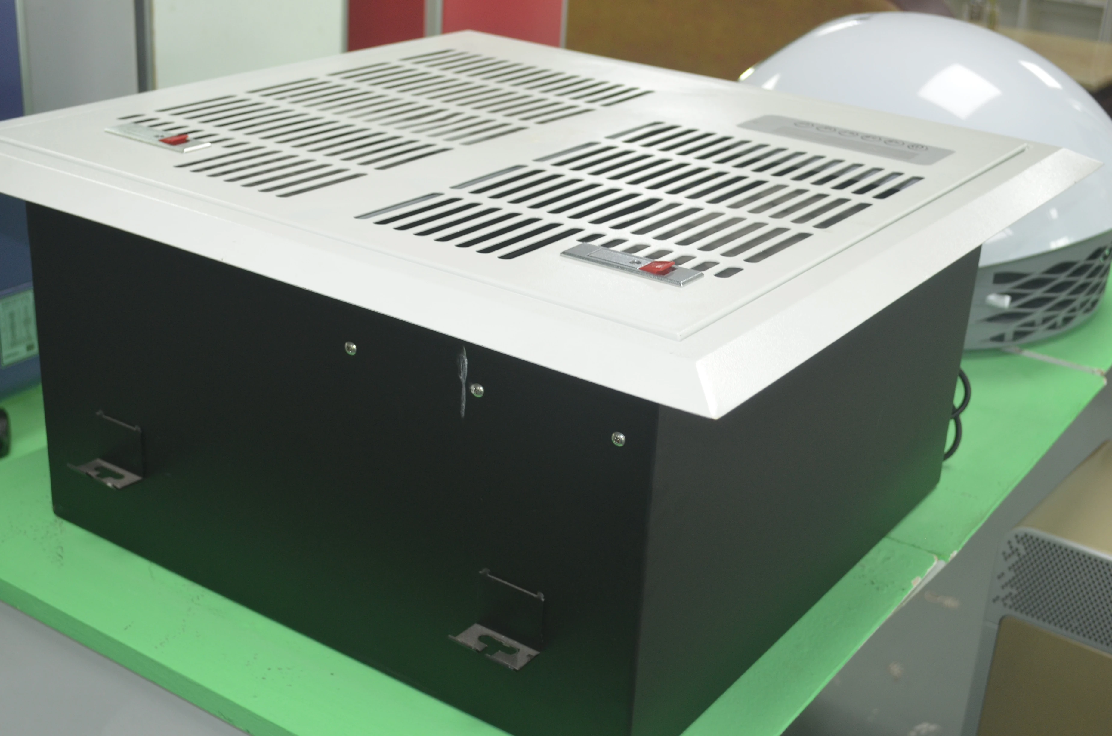 جزيئات السجائر للمبنى المركزي لتنقية الهواء في مكتب الفندق مع فلتر ESP الكهروستاتيكي يزيل دخان الغبار #6