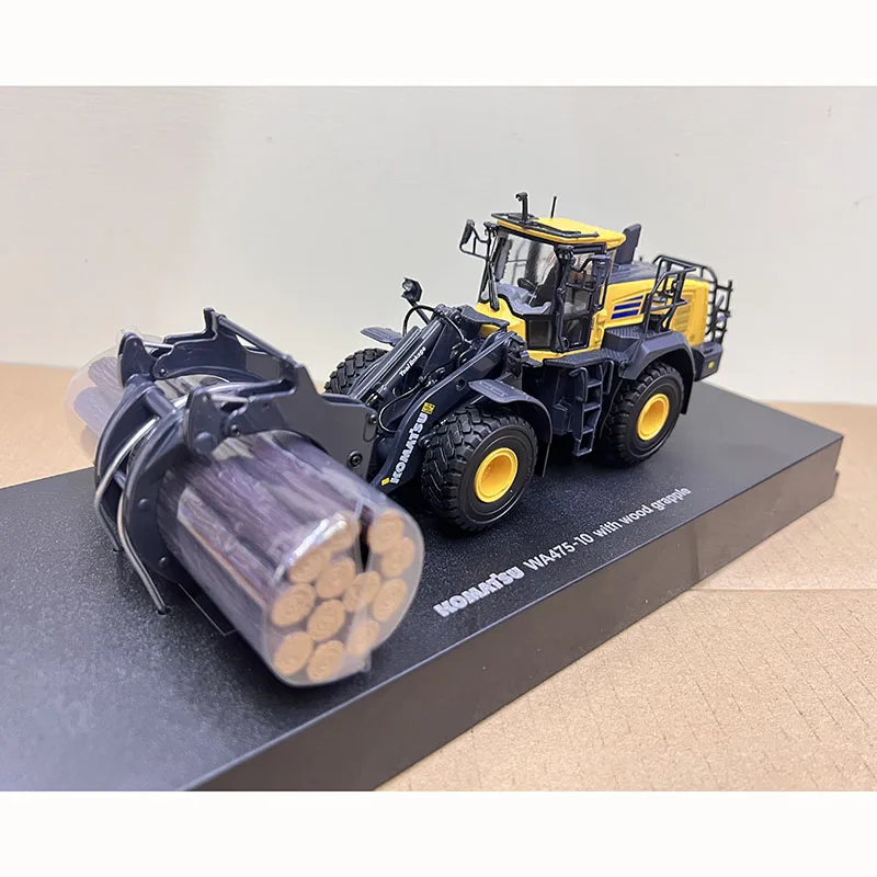 UH Diecast 1:50 Scale Komatsu WA475-10 Wheel Clamp-Loader Alloy Engineering Vehicle Model 8165 Collection Souvenir Display Gift