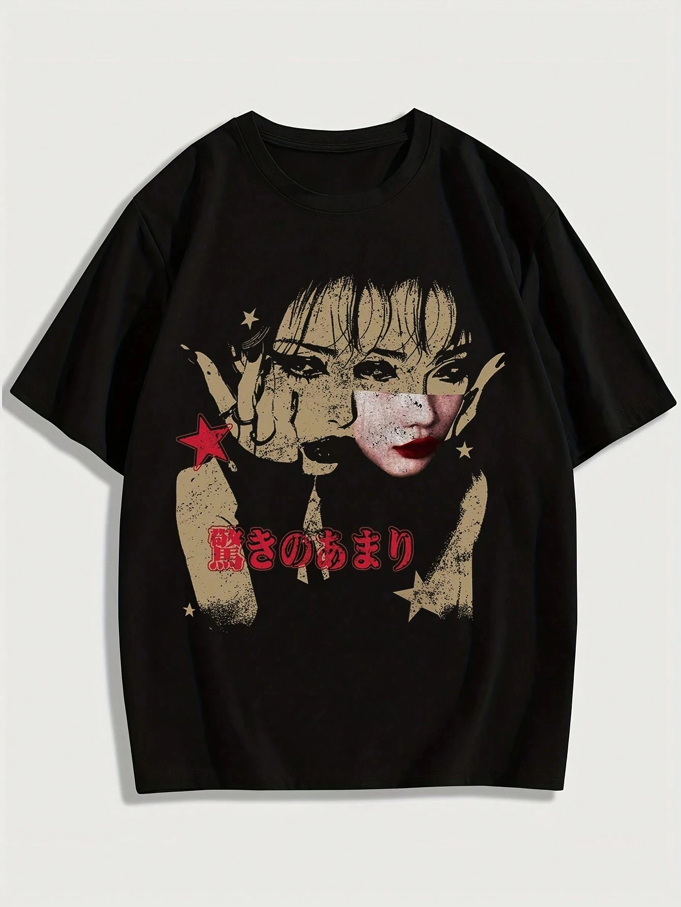 

2025 Japan Portrait Graphic Cotton T-shirt Unisex Men Women Luxury Fashion Brand Top Casual Short Sleeve Streetwear Tee