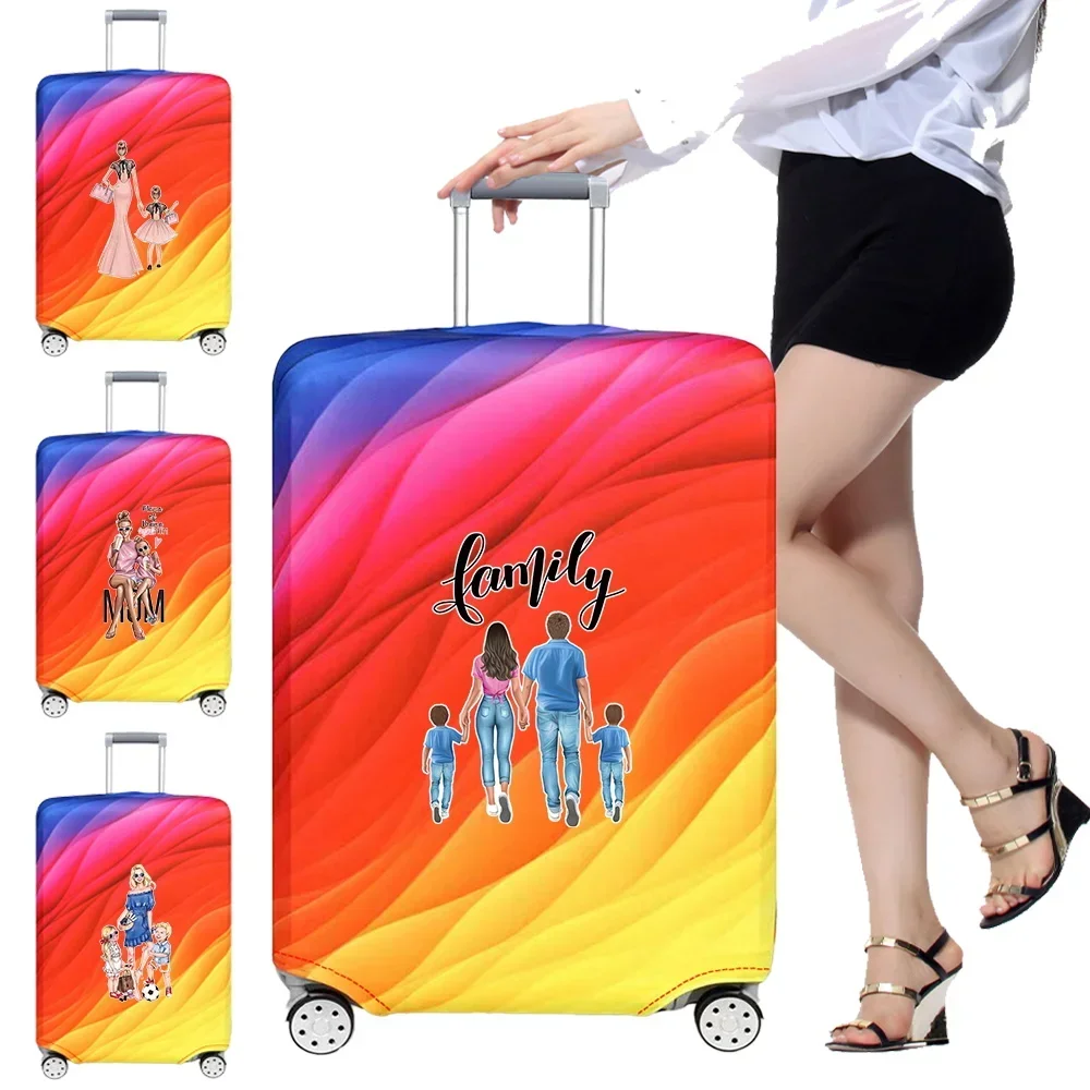 

Luggage Cover Stretch Fabric Suitcase Protector Baggage Dust Case Cover Suitable for18-32 Inch Suitcase Case Mom Series