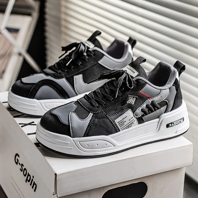 

Мужская обувь, весна-осень 2023, новые мужские легкие туфли Форрест Гамп на толстой подошве, модная и универсальная повседневная спортивная обувь