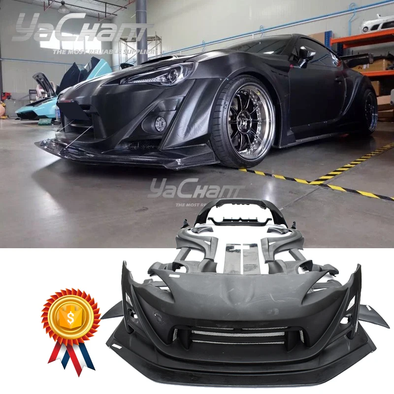 

Car-Styling FRP Fiber Glass Tuning BodyKit Fit For 2012-2018 GT86 FT86 ZN6 FR-S BRZ ZC6 VS Wide Body Kit Bumper Fender Skirts