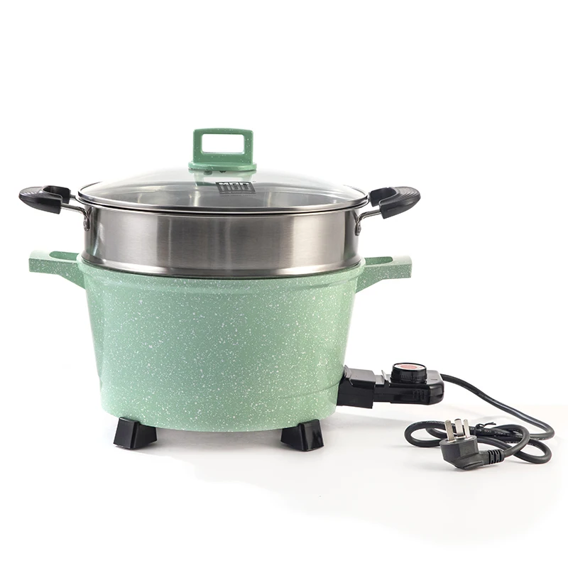 

Multifunctional Electric Pot Metal Steamed Egg Noodle Soup Cooking More
