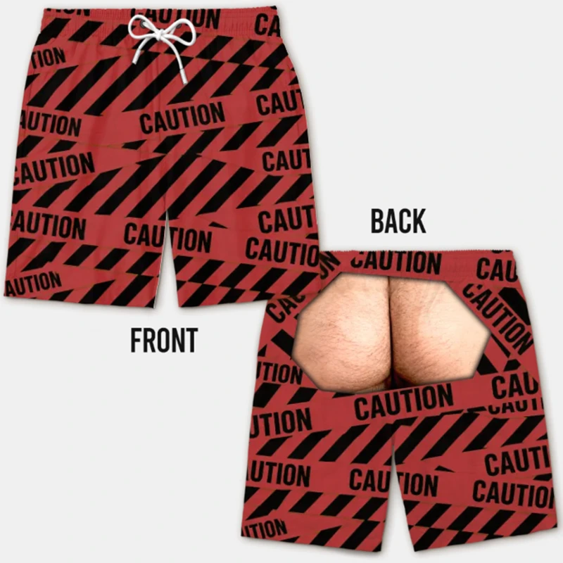 Summer 2026 Best-selling 3D Casual Beach Shorts - Full of Fun, Suitable for Outdoor Vacations, Fashionable and Unique
