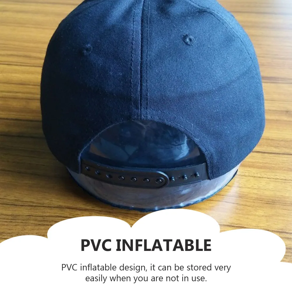 Inflatable Hat Support PVC Hat Holder Leisure Hat Support Anti-Folding Cap Brace White Cap Shaper For Cloth Shop Hat Store Home