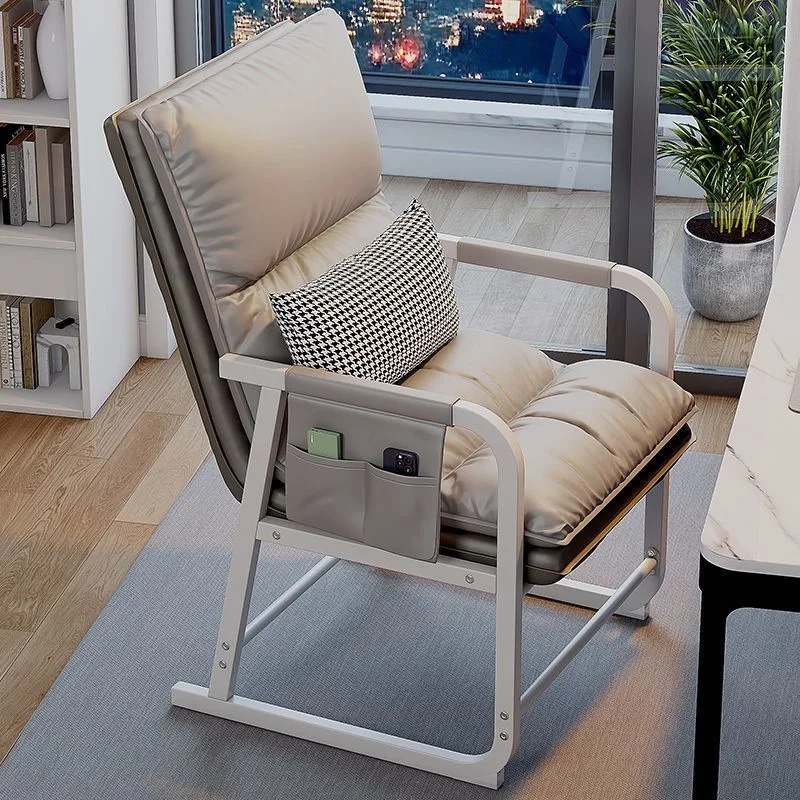 كرسي كمبيوتر منزلي لغرفة نوم الفتيات والمكتب الخلفي كرسي قابل للطي #5