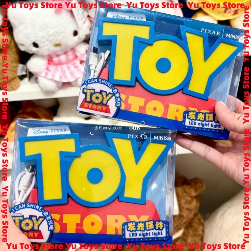 

In Stock Toy Story Pixar Led Night Light Desktop Usb Illuminated Ornament Living Room Furniture Decoration Children'S Room