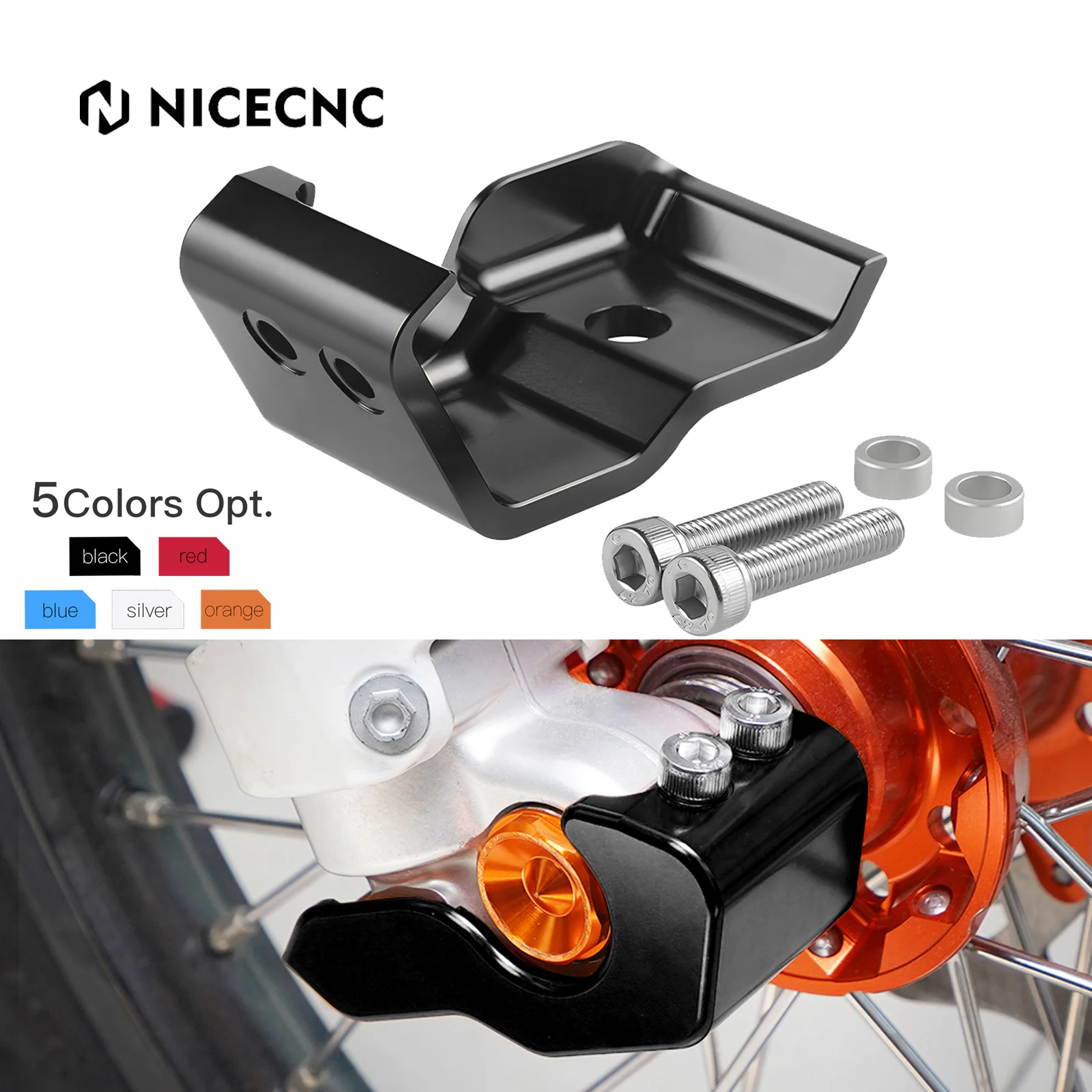 

NiceCNC For GasGas EC300 EC MC EX 125 250 300 250F 350F 450F 2021-2022 EXF ECF MCF 250 350 450 Right Lower Fork Guard For KTM