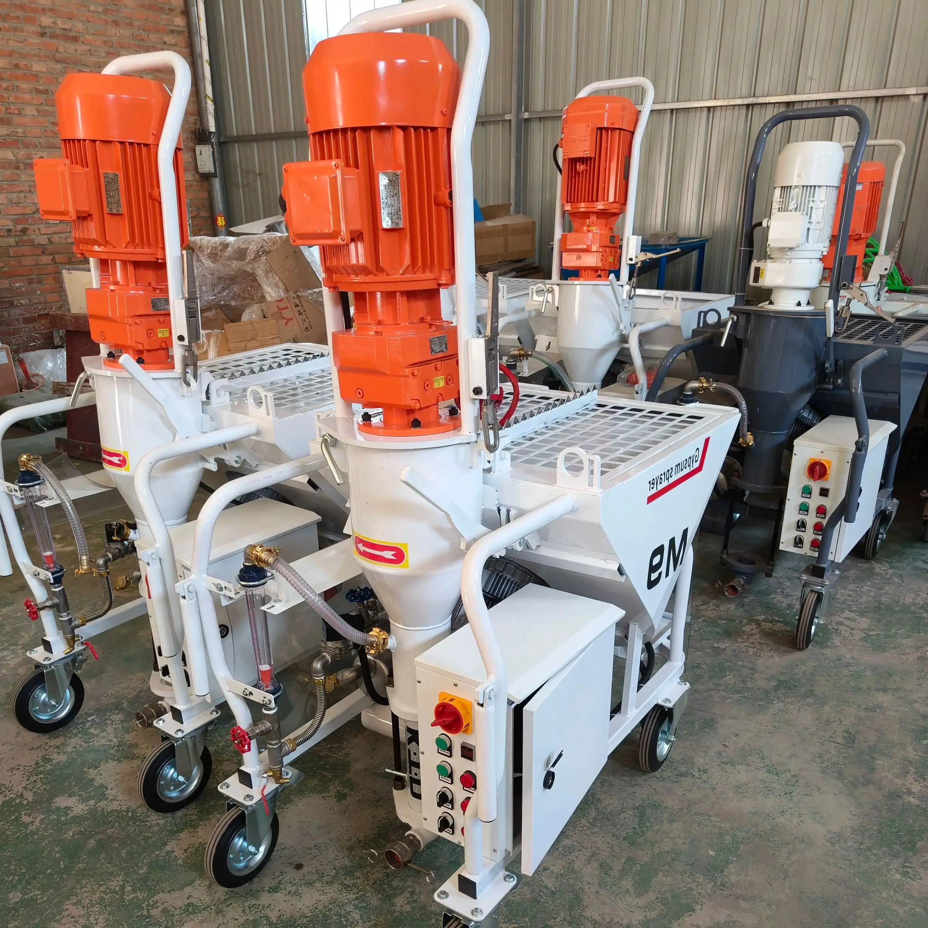 

M9 High Quality Gypsum Spraying Machine,Automatic Gypsum Plaster Station,spraying Machine