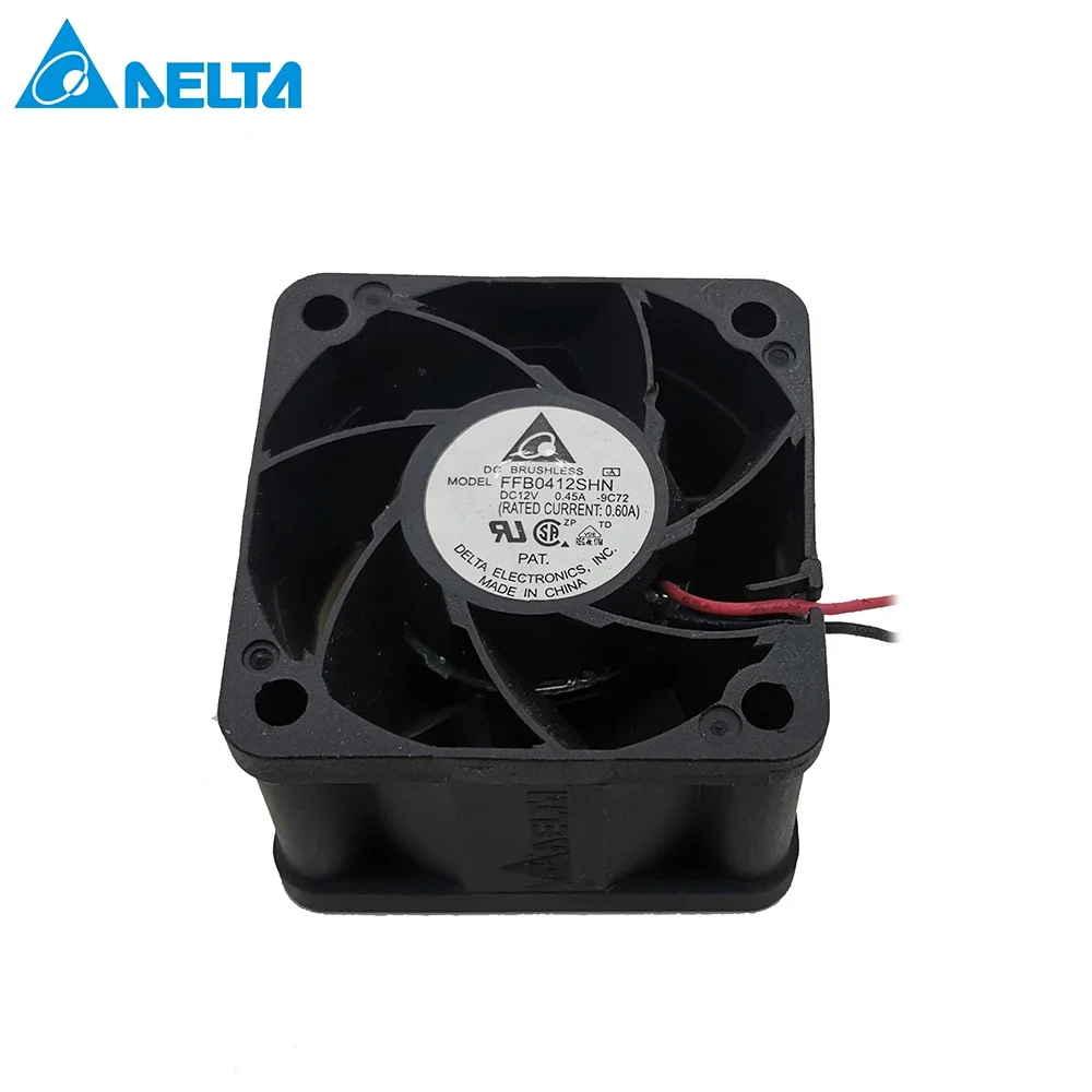 For DELTA FFB0412SHN 9C72 4028 4 cm 12V 0.45A micro-violent air flow fan 40X40X28MM 2 wires