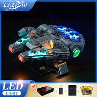 Lazishi LED light 75375 set suitable for Millennium Falcon ™ Building blocks (including lighting accessories only)