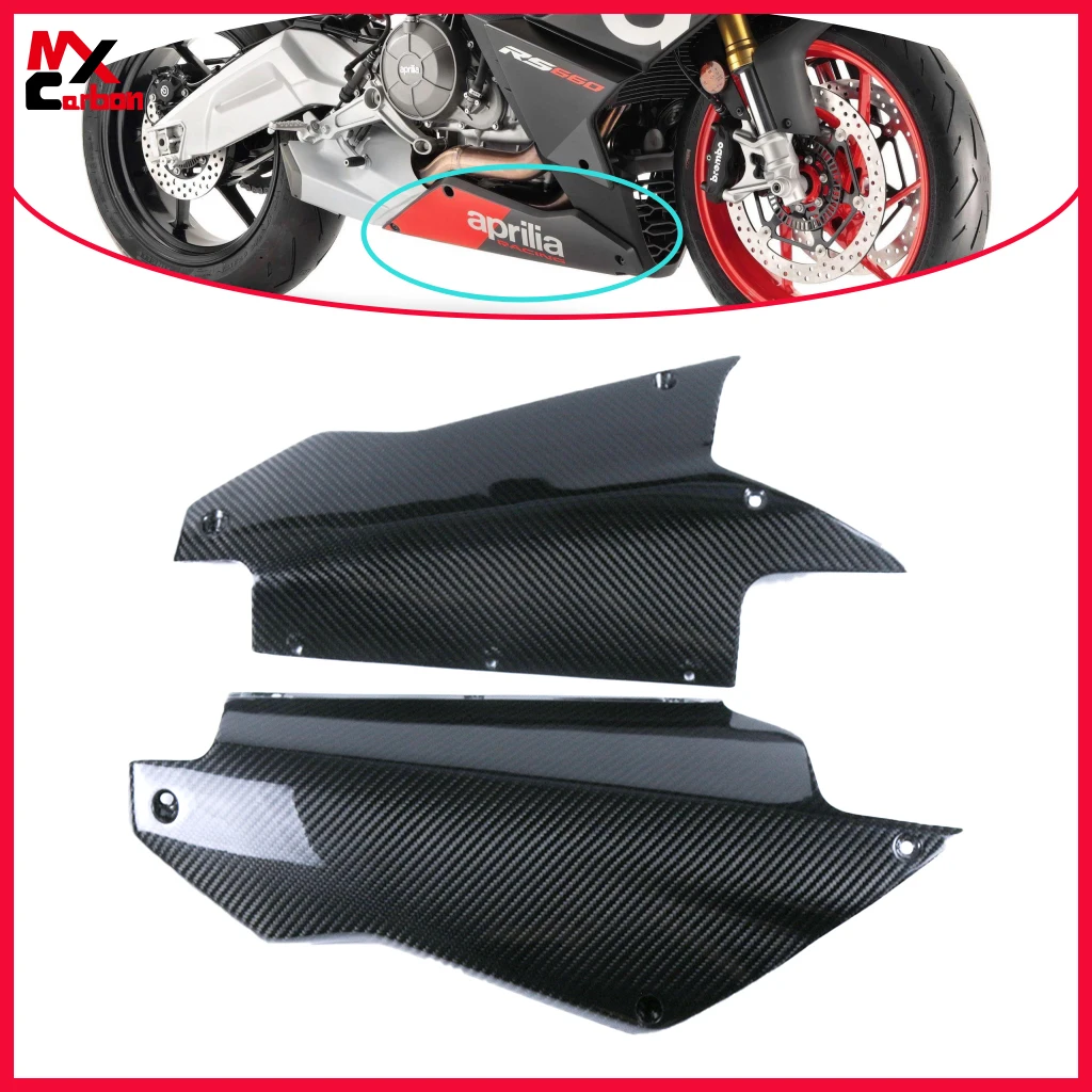 

Motorcycle Belly Pan Fairing Lower Fairing Cover 3k 100% Full Carbon Fiber For Aprilia RS660 2021 2022