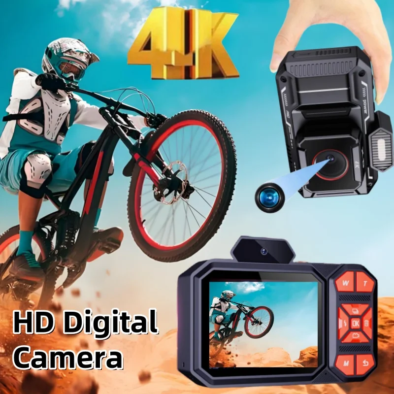 

New 4K HD Digital Camera 18x Electronic Zoom Dual Shot Intelligent Fill Light Kamera Outdoor Professional Action Cam for Vlog