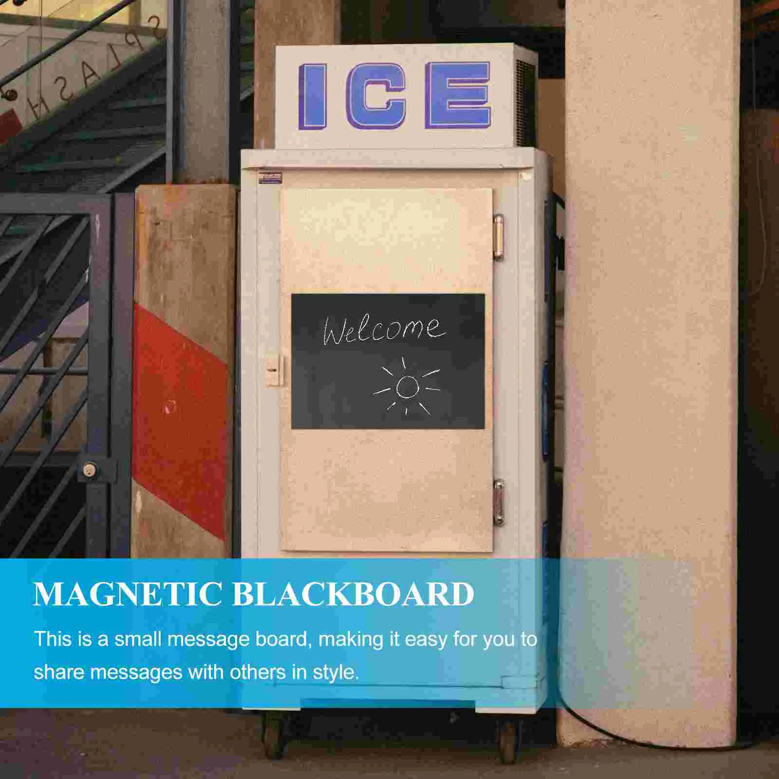 Magnetic Fridge Refrigerator A3 Message Board Reminding Blackboard Sticker Rewritable Plastic Note Child