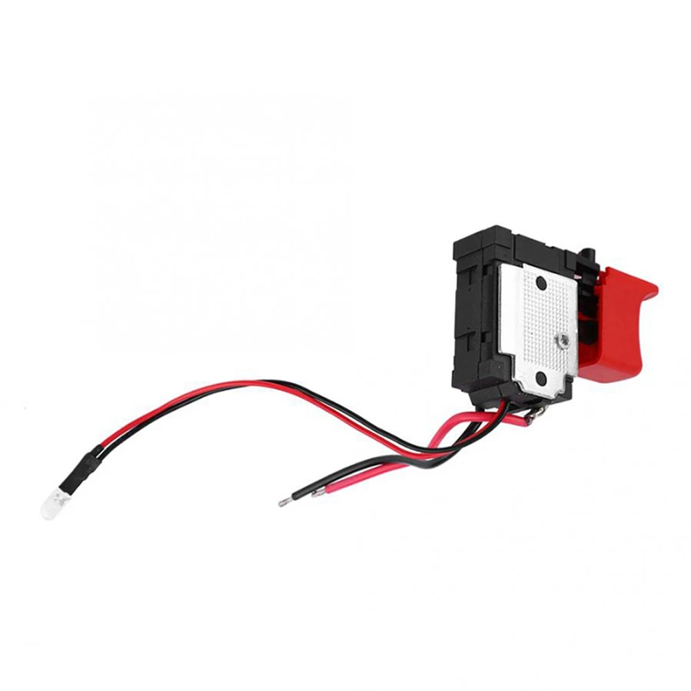 สวิตช์ทริกเกอร์ Bor listrik 7.2V-24V DC แบบปรับได้สีดำ