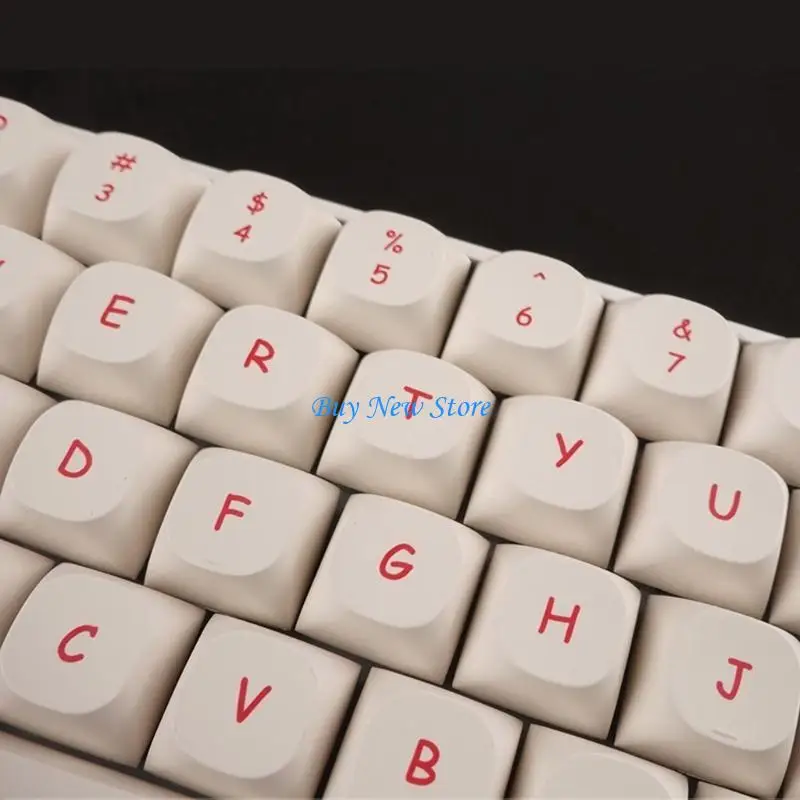 20ce 123 Keys Keys Keycaps White Graffiti Motyw Wysokość PBT-bark-sub kluczowe dla MX-SWITCH MECHANical Keyboard-Cute Cartoon
