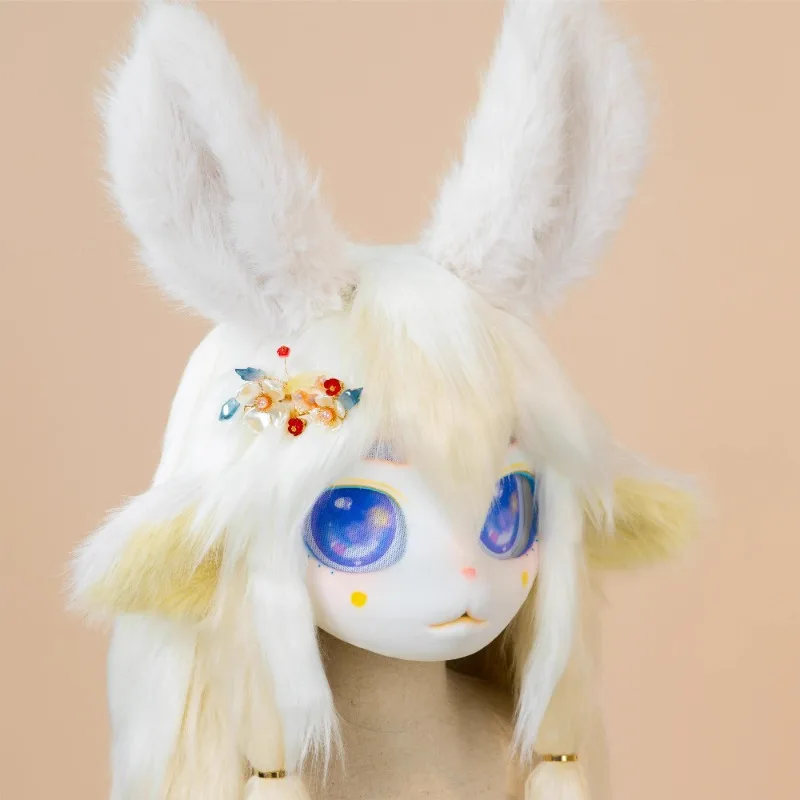 Little Sea Bunny with Movable Ears 58cm Head Circumference Halloween Christmas Large-scale Event Performance Costumes