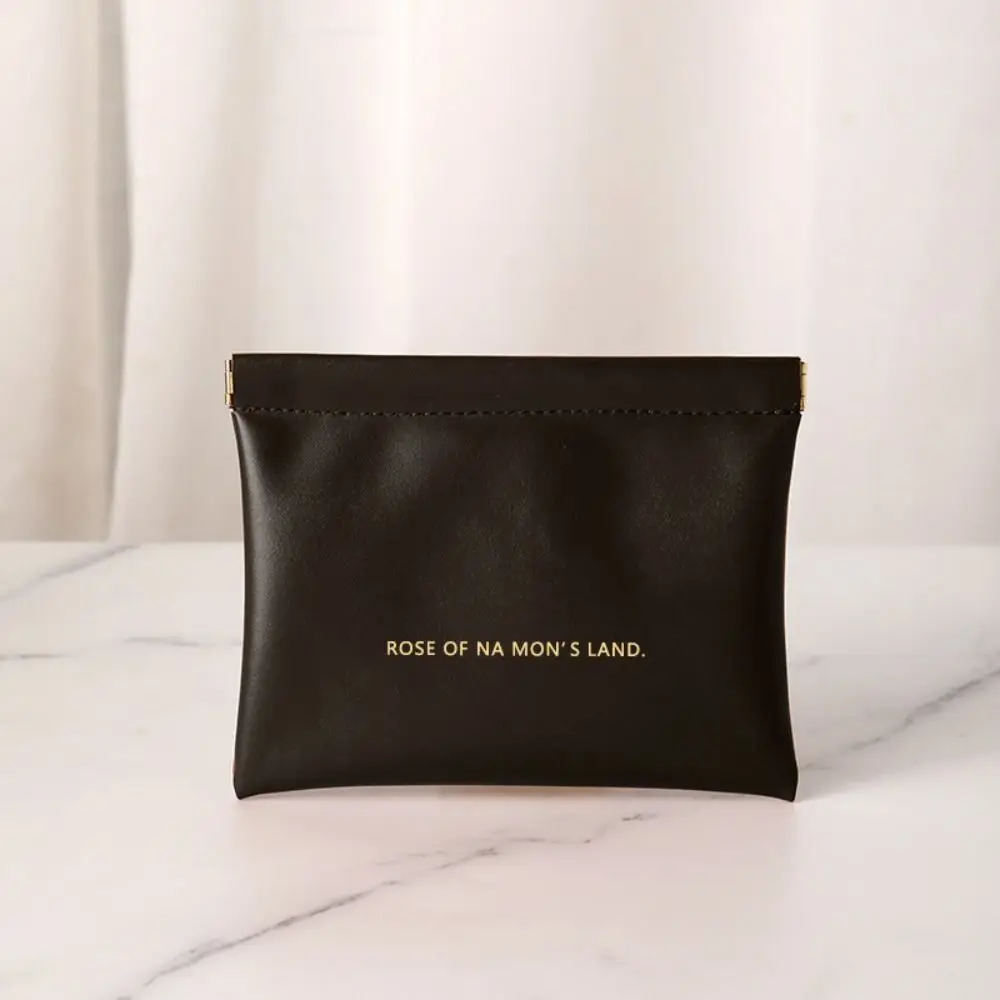 Fashion Simple Lipstick Makeup Bag Portable PU Jewelry Handbag Mini Travel Cosmetic Organizer Pouch for Women Girls
