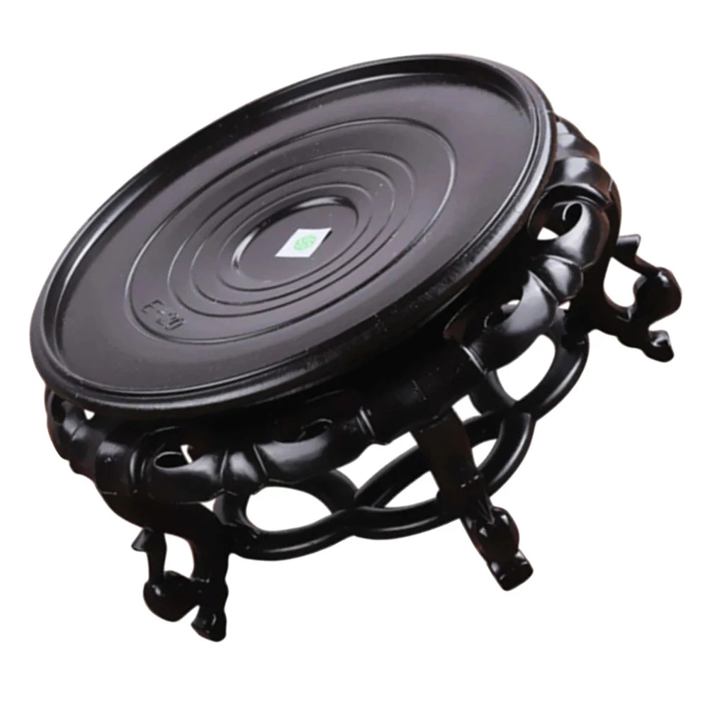 

Plastic Bottle Decorative Flowerpot St 20cm Round Tray Potting Rack Versatile Wine Bottle St Use Durability
