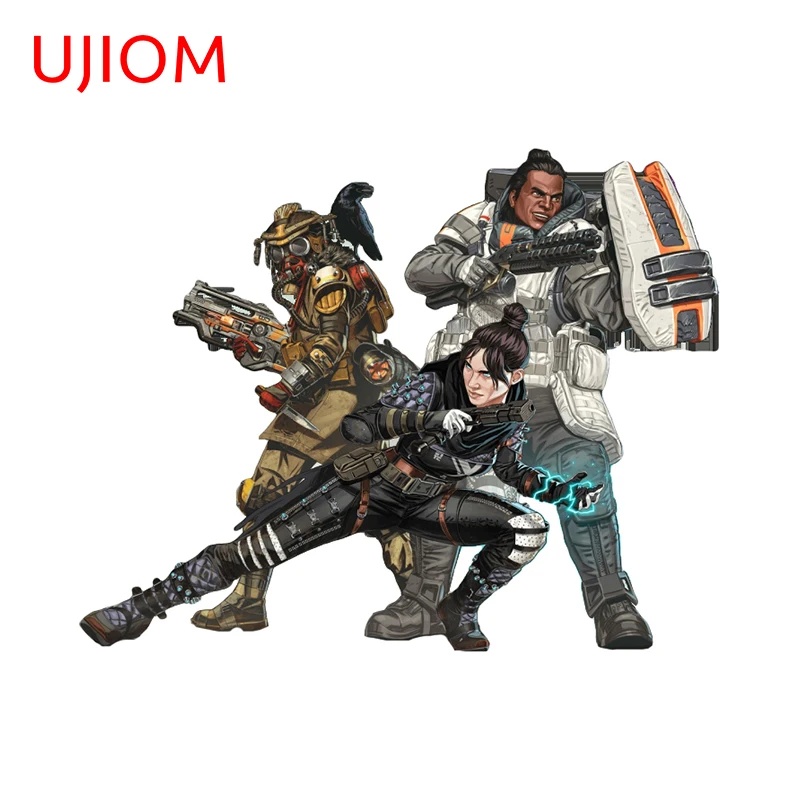 UJIOM 13cm X 10.2cm Apex Cool Wall Stickers Funny Living Room Bedroom Chambre Decal Creative 3D Wallpapers Home Decoration