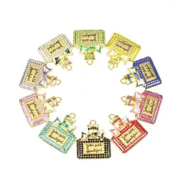10pcs Perfume Bottle charms for women DIY jewelry accessories P13