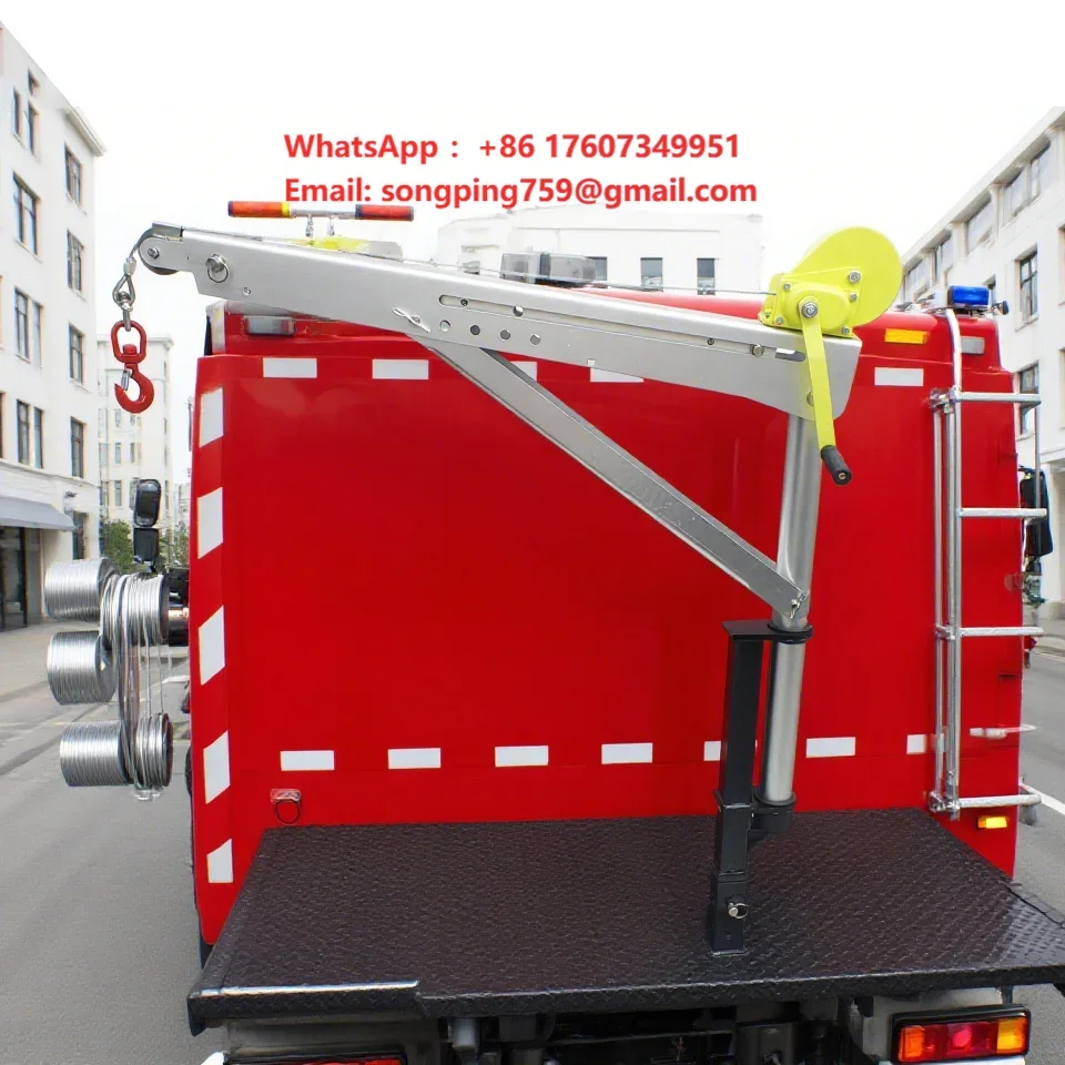Portable Mini Lifter for Safe Load Handling 200-800kg Capacity Trailer Mounted Crane Lifting Hook for Construction Core Bearing