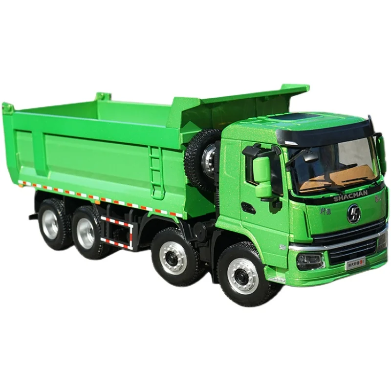 

1:24 Scale Shaanxi 6 Dump Automobile Commercial Vehicle 8*4 Muck Diecast Alloy Truck Model Collection Souvenir Ornaments