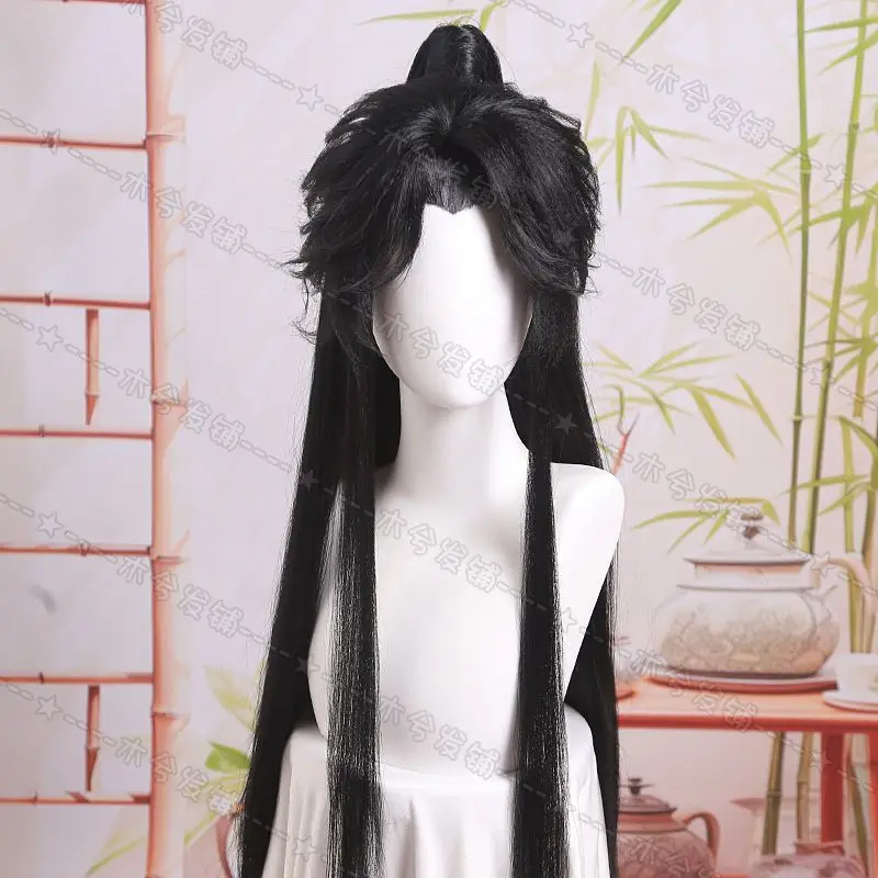 

Muxi Hair Shop Youth Ancient Style Universal High Ponytail Cosplay Wig Finished Product