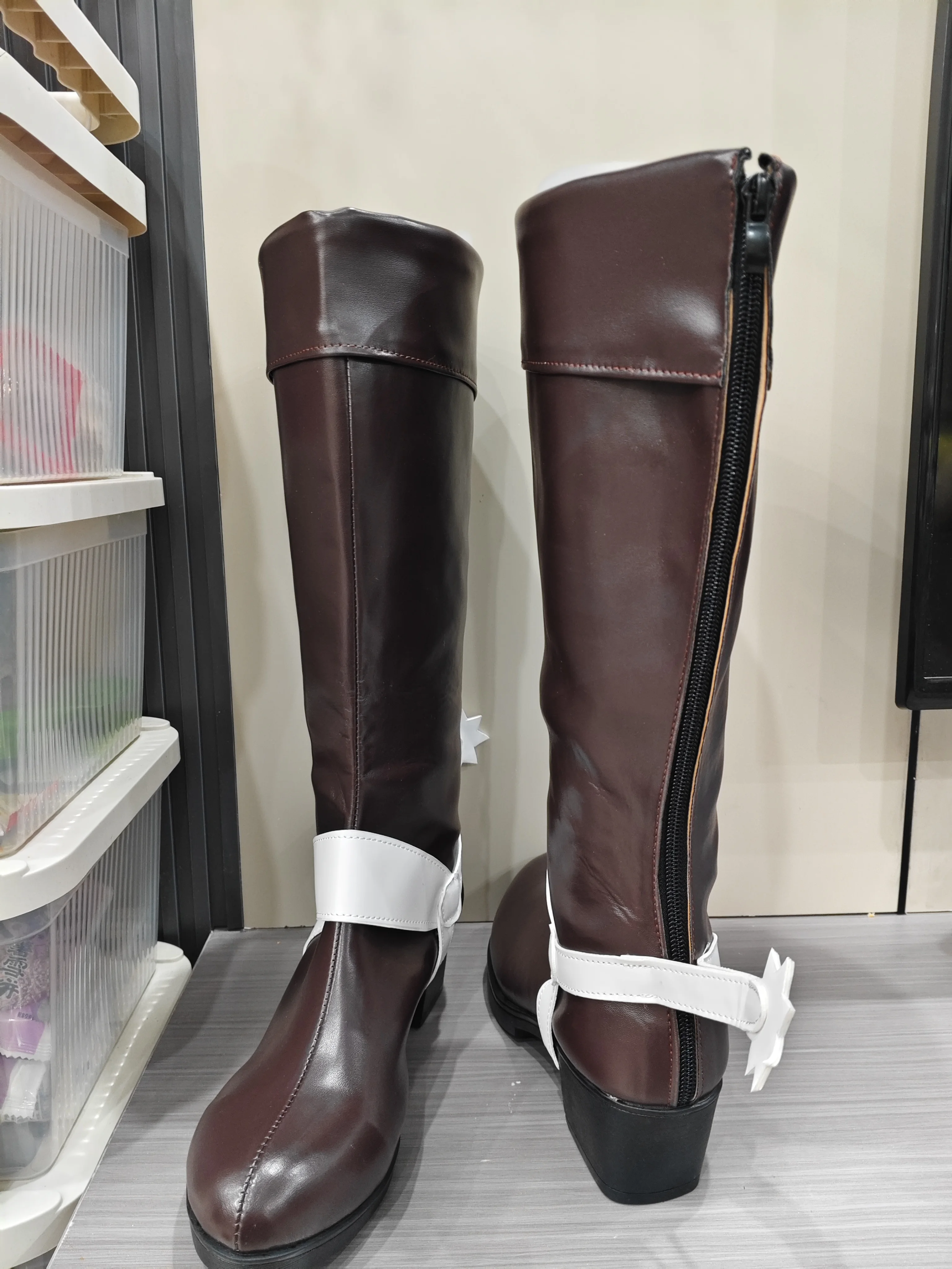 Le bizzarre avventure di JoJo Diego Brando Scarpe Cosplay Stivali Oggetti di scena Gioco Anime Halloween RainbowCos0