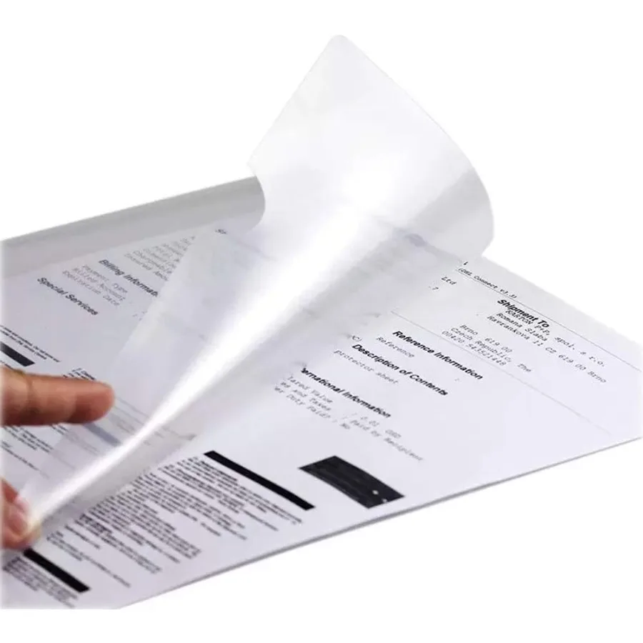 Cartella in plastica LType Safe Project Pots Cartella per documenti trasparente trasparente 12 pezzi per carta A4 Manicotti in carta plastica Jat in Assorte