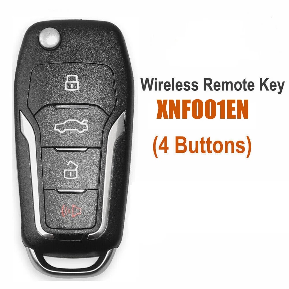 XNFO01EN Universal Wireless Remote Key Fob, 4 Botões para Tipo VVDI Key