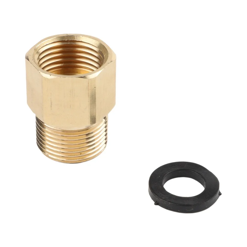 Pressure Washer Adapter M22 Male To 1/2in Female Thread Adapter With Washer Quick Connect Fitting For High Pressure-Gun Hose