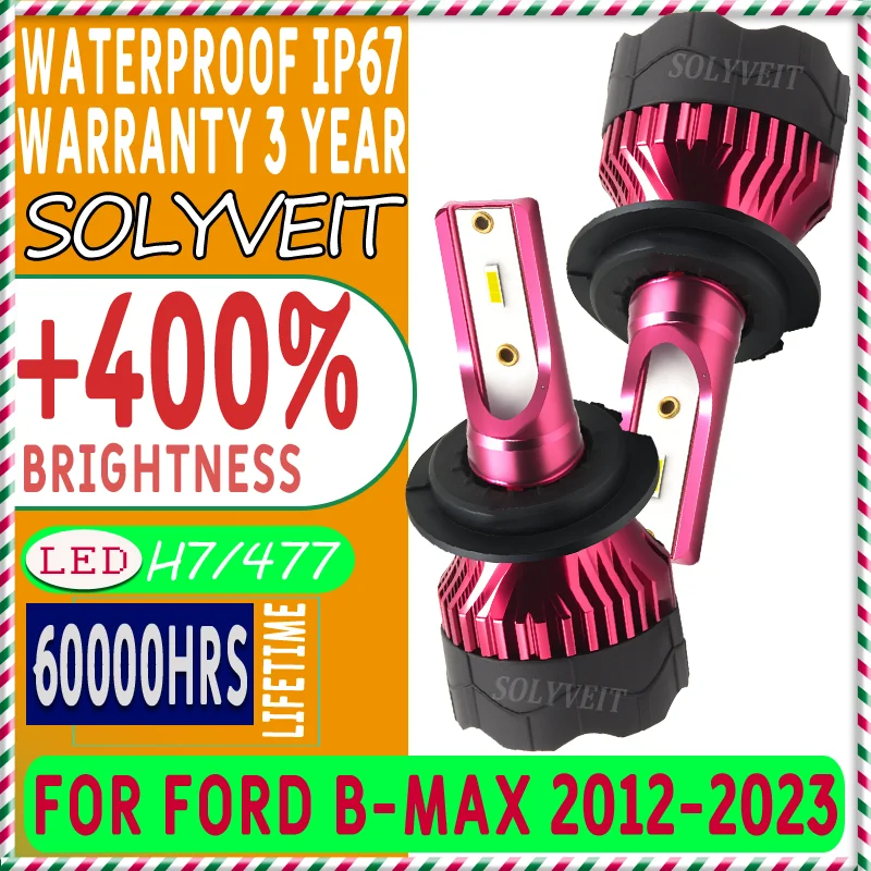 

Enhanced Safety Quiet Operation No Dark Spots Headlight Low Beam Lights For Ford B-Max 2012 2013 2014 2015 2016 2017 2018-2023