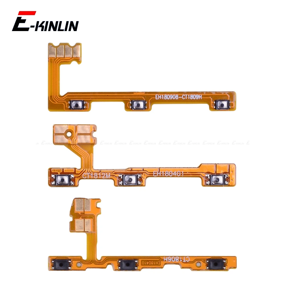 Volume Button ON OFF Key Mute Switch Power Silent Flex Cable For HuaWei Honor View 10 Mate 20 X P20 Pro Lite 8X Parts