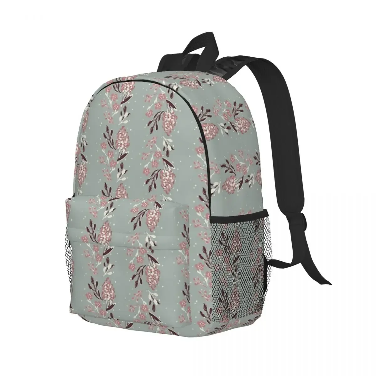 Mochilas de rayas de flores, mochila para niños y niñas, mochilas escolares de dibujos animados para niños, mochila para ordenador portátil, bolso de hombro de gran capacidad