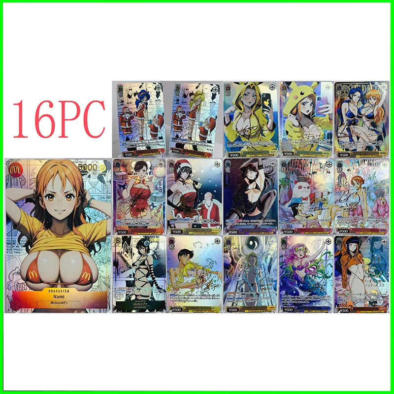 Anime Character DIY Collectible Card Mai Shiranui 2 Type B Inori Minase Laser Flash Card Boy Play Toys Christmas Birthday Gift