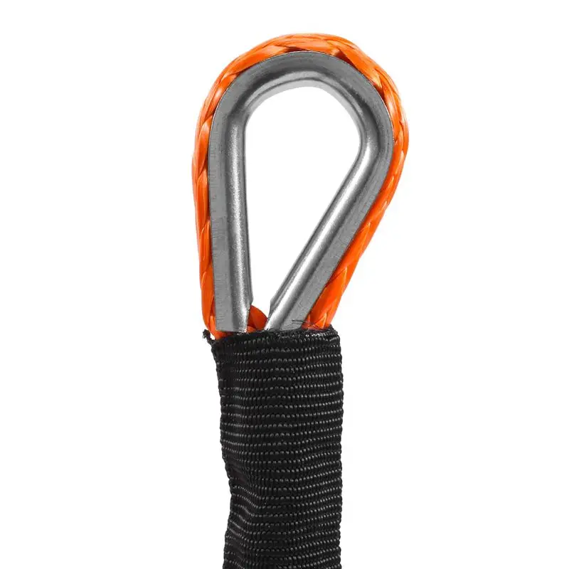 A64P-Synthetic Winch Rope, 1/4 X 50Ft Synthetic Winch Rope Line Cable For ATV UTV SUV Truck Boat Winch