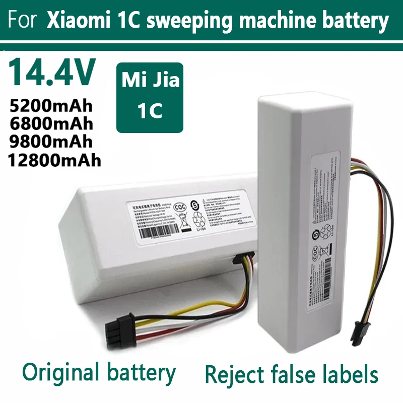 14.4V 12800Mah P1904-4S1P-MM Battery For Xiaomi Mijia 1C STYTJ01ZHM Robot Vacuum Mop Cleaner Accessories Parts original