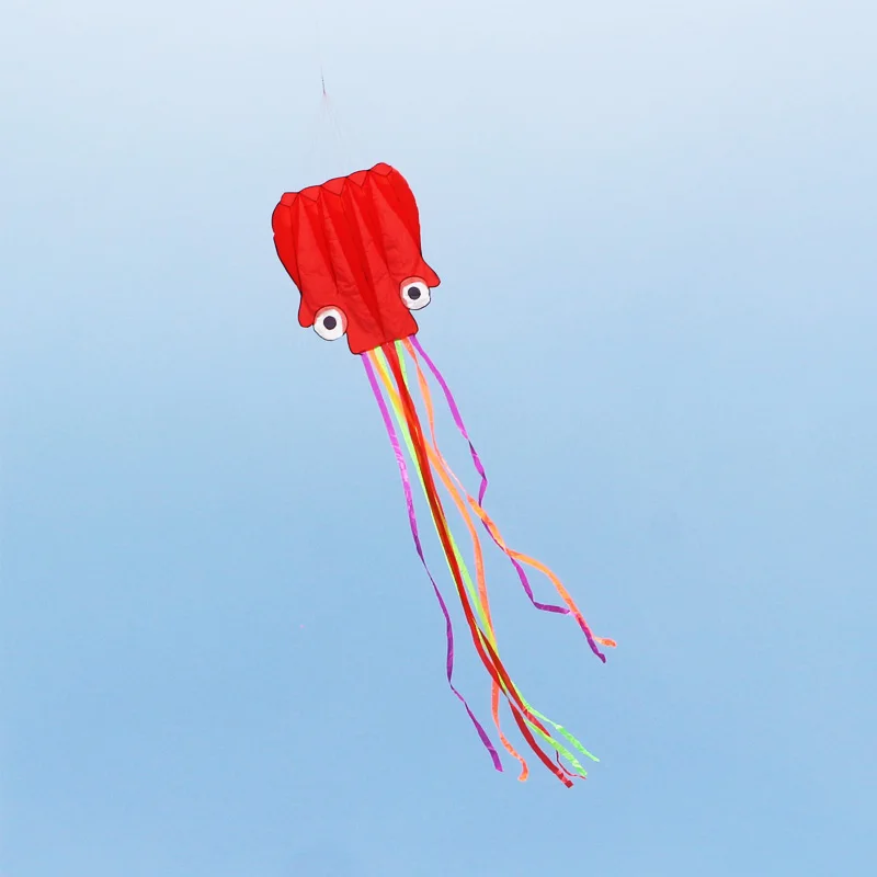 Kite Large    Foldable Big Octopus With 30m Flying String Accessories Outdoor Sports Kids Gifts Kite