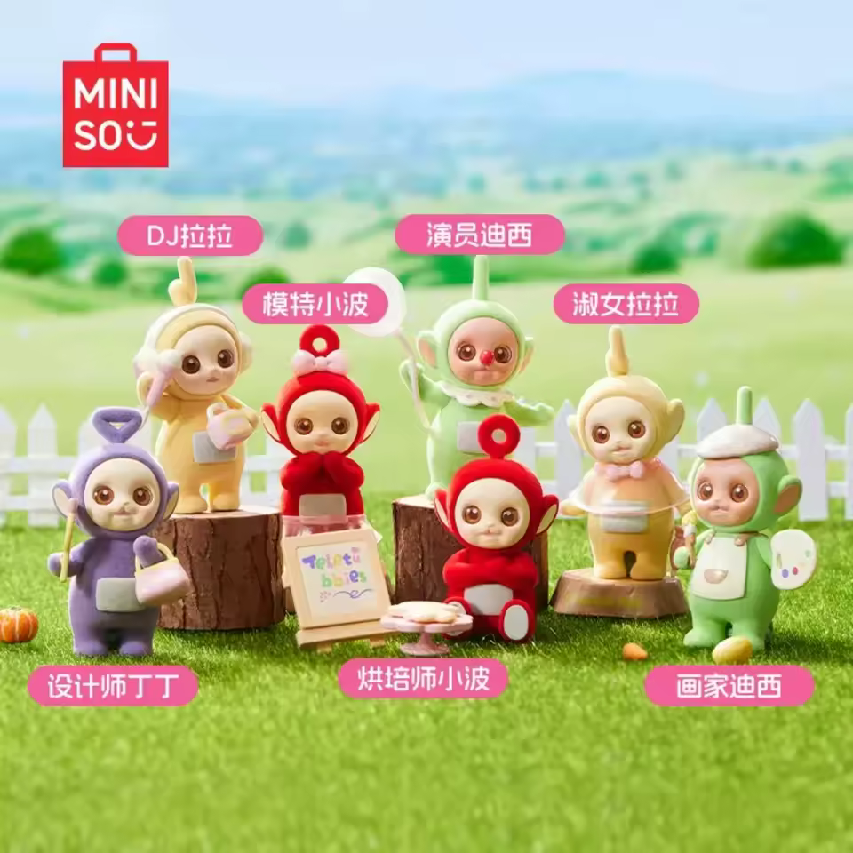 Miniso Teletubbies Shopwindow Series Blind Box Doll Model Kawaii Ornaments Desktop Decoration Birthday Gift Children's Toys - AliExpress 26