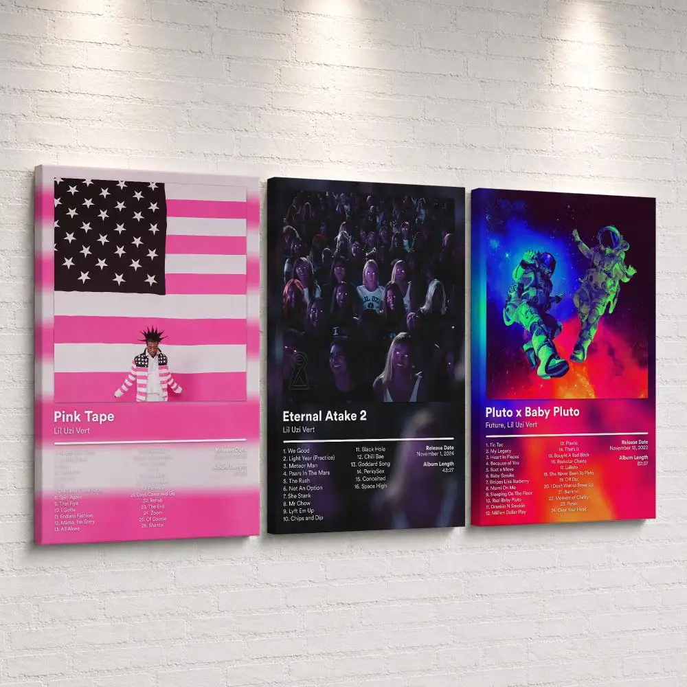 L-Lil Y-Yachty Music Album Framed Wall Painting Ready To Hang Canvas Wall Art Poster For Bedroom Living Room Home Decor Gift