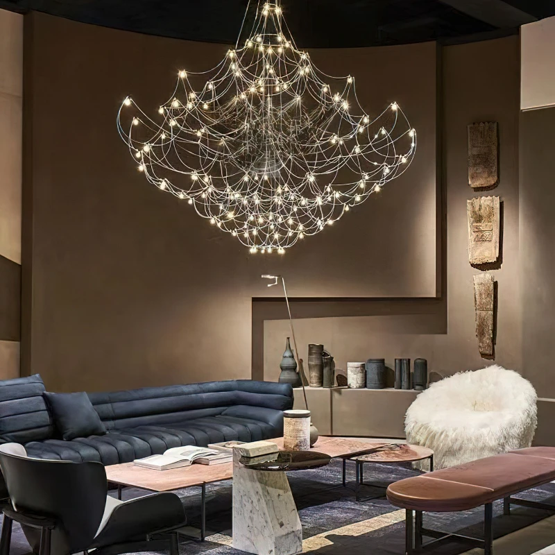 Firefly chandelier hotel villa lobby post-modern atmosphere living room dining room light luxury designer gypsy lamps